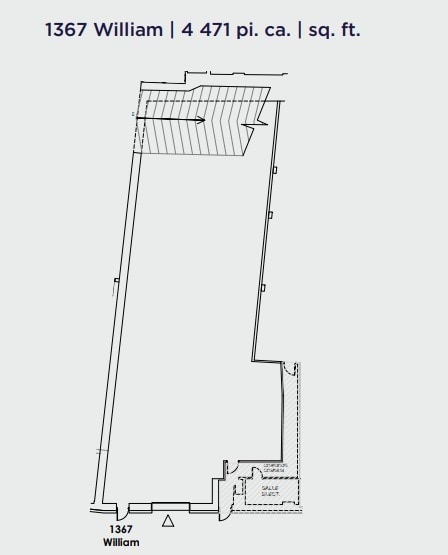 1320-1390 Rue Barré, Montréal, QC en alquiler Plano de la planta- Imagen 1 de 1