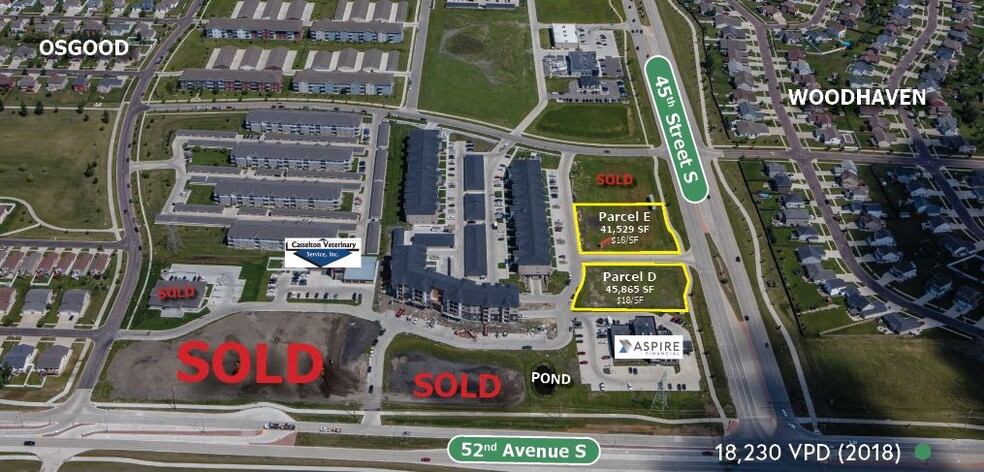 45th St S & 52nd Ave S, Fargo, ND en venta - Foto del edificio - Imagen 1 de 2