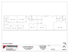 27177 Lahser Rd, Southfield, MI en alquiler Plano de la planta- Imagen 1 de 1