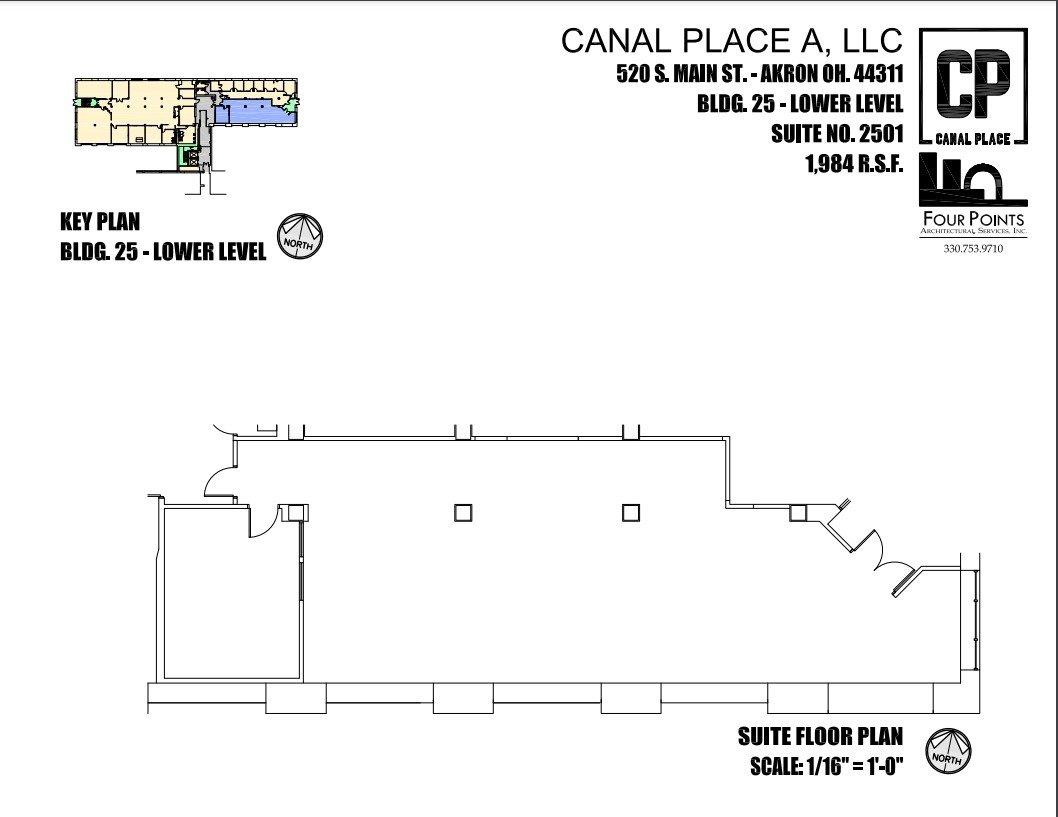 540 S Main St, Akron, OH en alquiler Plano de la planta- Imagen 1 de 1