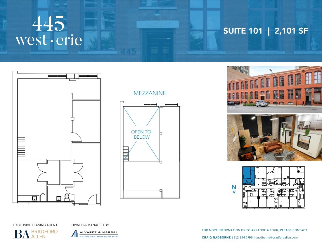 445 W Erie St, Chicago, IL en alquiler Plano de la planta- Imagen 1 de 4