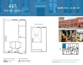 445 W Erie St, Chicago, IL en alquiler Plano de la planta- Imagen 1 de 4