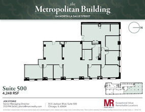 134 N LaSalle St, Chicago, IL en alquiler Plano de la planta- Imagen 1 de 13