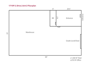 17107 South Dr, Cypress, TX en alquiler Plano de la planta- Imagen 1 de 1