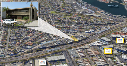 419 Old Newport Blvd, Newport Beach, CA - VISTA AÉREA  vista de mapa - Image1