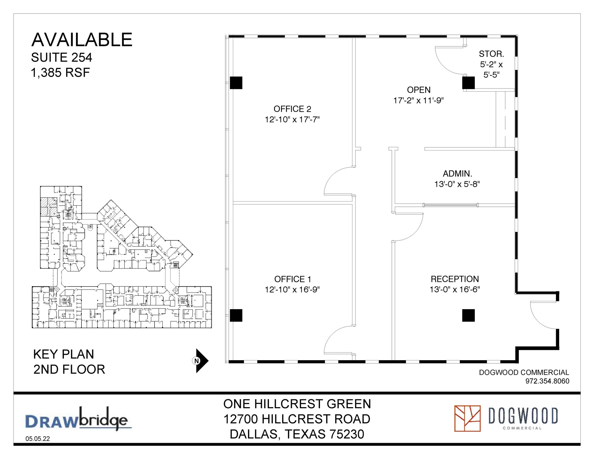 12700 Hillcrest Rd, Dallas, TX en alquiler Plano de la planta- Imagen 1 de 1