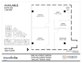 12700 Hillcrest Rd, Dallas, TX en alquiler Plano de la planta- Imagen 1 de 1