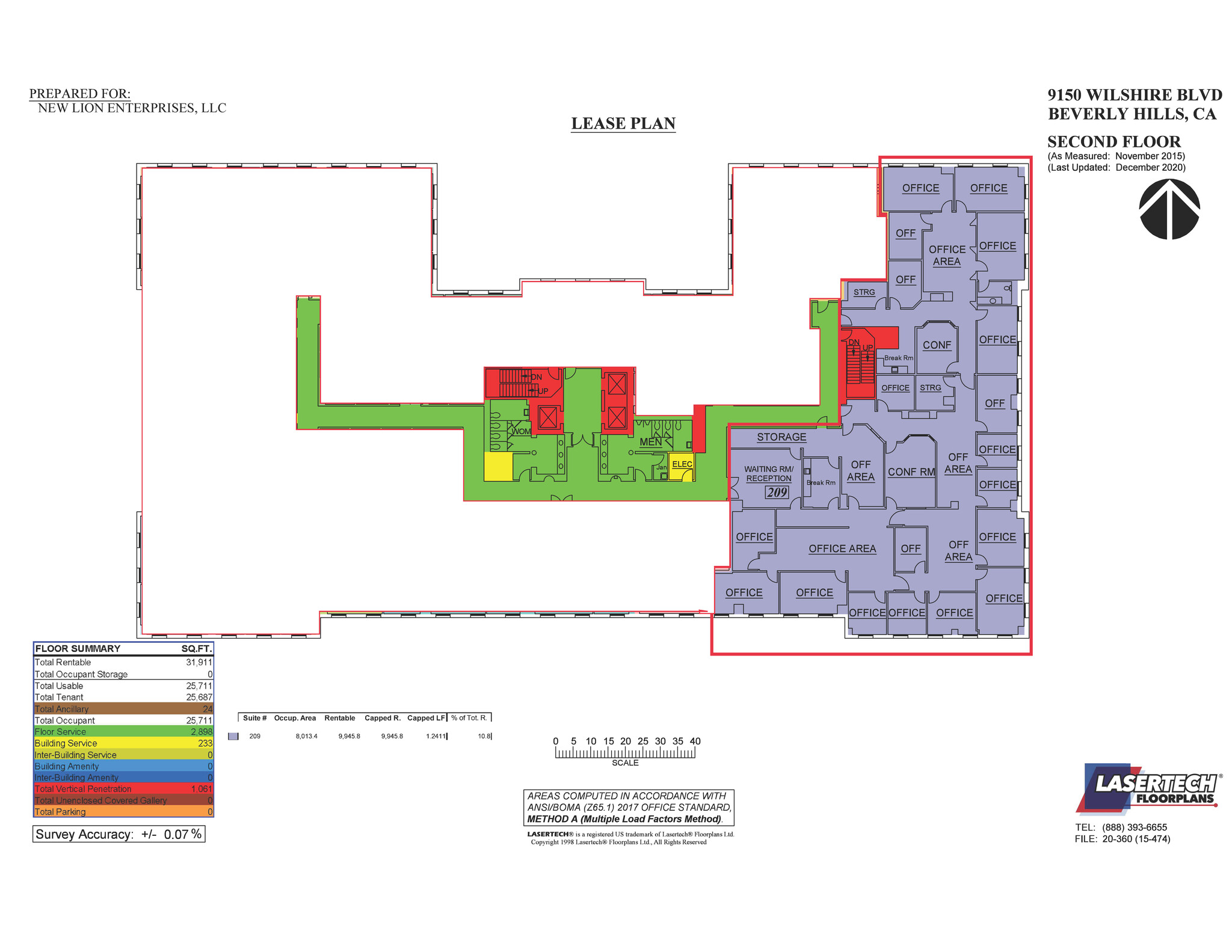 9150 Wilshire Blvd, Beverly Hills, CA en alquiler Plano del sitio- Imagen 1 de 1