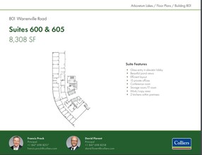 801 Warrenville Rd, Lisle, IL en alquiler Plano de la planta- Imagen 1 de 3