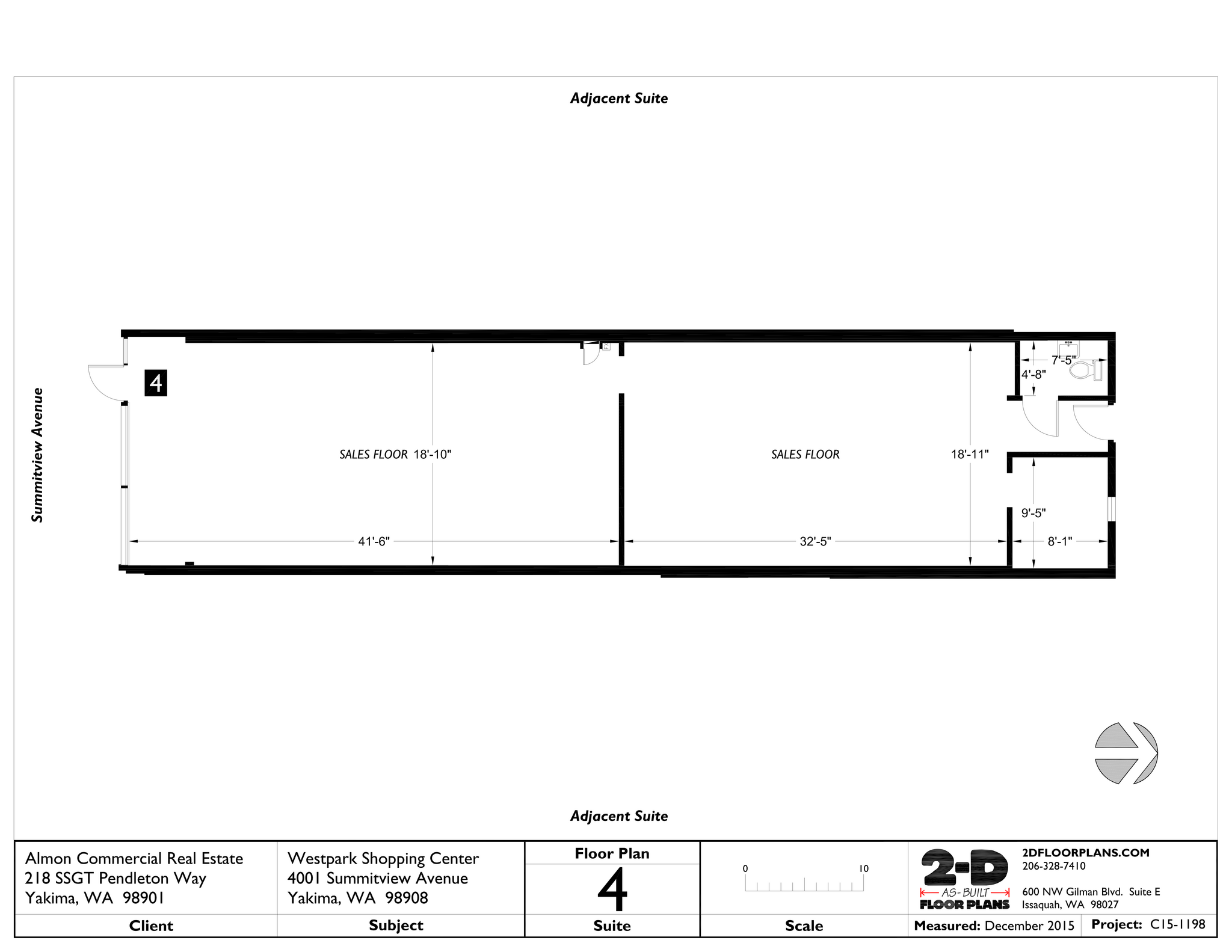 4001 Summitview Ave, Yakima, WA en alquiler Plano de la planta- Imagen 1 de 1