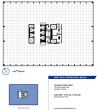 100, 110, and 120 King St W, Hamilton, ON en alquiler Plano de la planta- Imagen 1 de 1