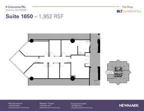 6 Concourse Pky NE, Atlanta, GA en alquiler Plano de la planta- Imagen 1 de 1