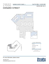 21550 Oxnard St, Woodland Hills, CA en alquiler Plano de la planta- Imagen 1 de 1