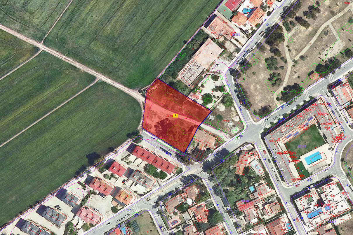 Carrer Bernat, 1, Amposta, Tarragona en venta Plano de solar- Imagen 1 de 3