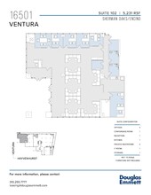 16501 Ventura Blvd, Encino, CA en alquiler Plano de la planta- Imagen 1 de 1