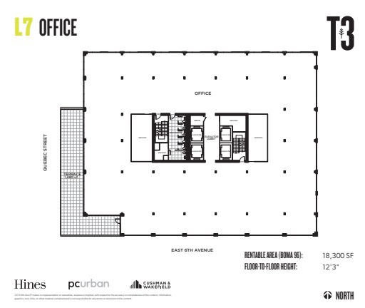 123 E 6 Ave, Vancouver, BC en alquiler Plano de la planta- Imagen 1 de 1