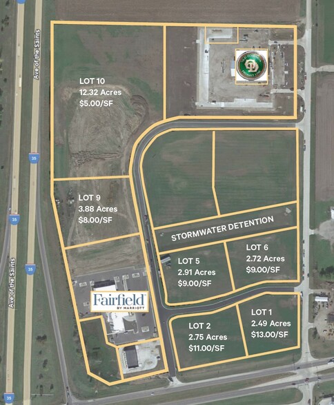 Interstate 35, Clear Lake, IA en venta - Plano del sitio - Imagen 2 de 3