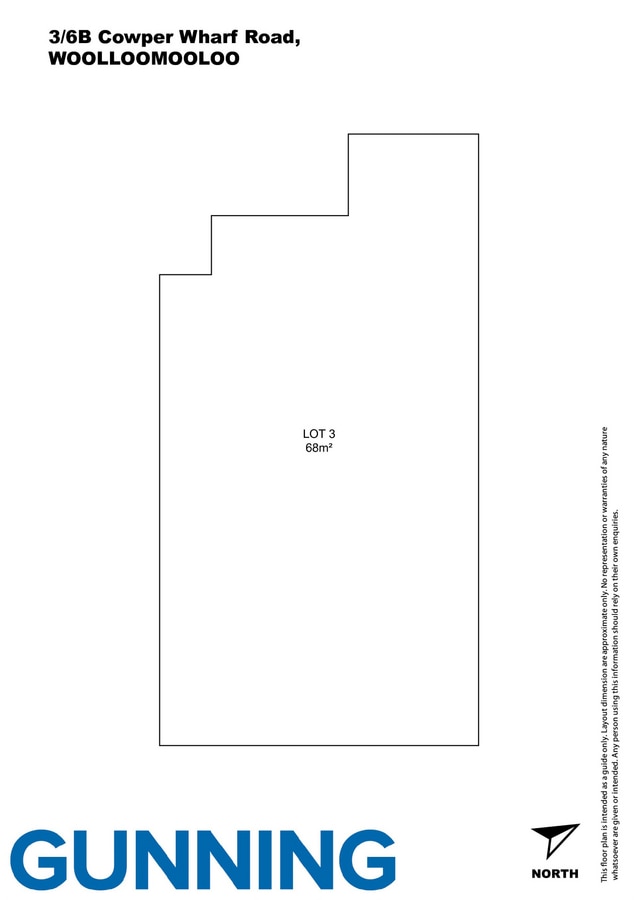 6 Cowper Wharf Rdwy, Woolloomooloo, NSW 2011 - Unidad 3/6B - - Plano de la planta - Image 2 of 2