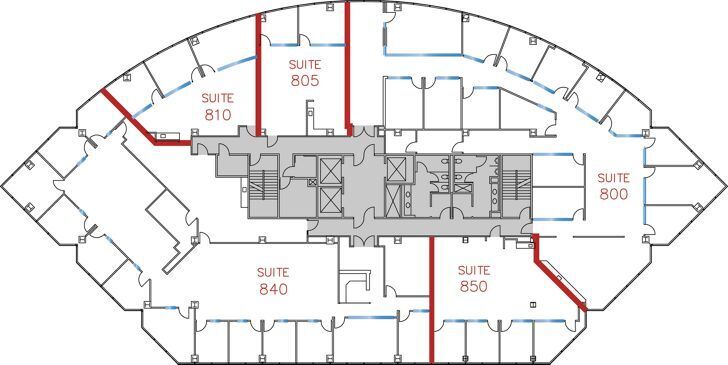 9255 Towne Centre Dr, San Diego, CA en alquiler Plano de la planta- Imagen 1 de 1