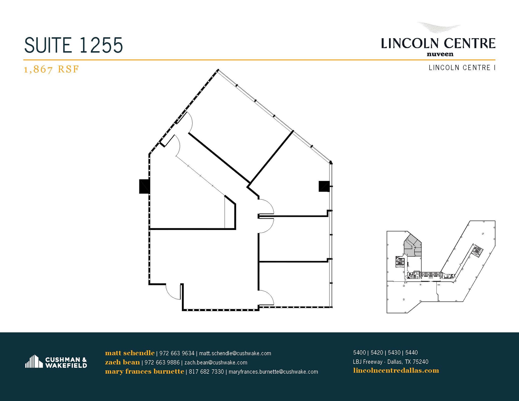 5400 Lyndon B Johnson Fwy, Dallas, TX en alquiler Plano de la planta- Imagen 1 de 1