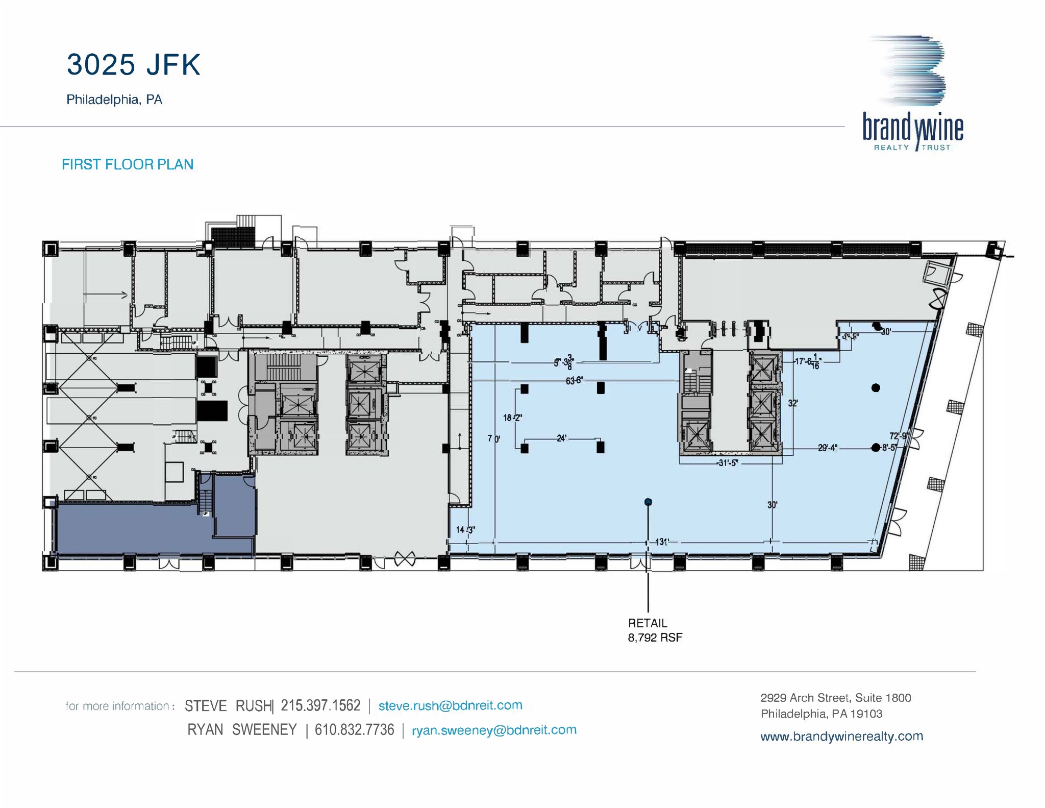 3025 John F Kennedy Blvd, Philadelphia, PA en alquiler Plano del sitio- Imagen 1 de 1