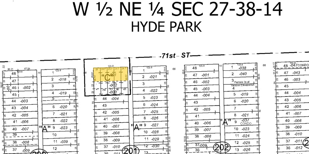 435-445 E 71st St, Chicago, IL en venta - Plano de solar - Imagen 3 de 3