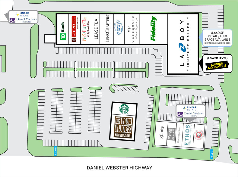 221-225 Daniel Webster Hwy, Nashua, NH en alquiler - Plano del sitio - Imagen 2 de 10