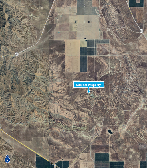 Hwy 41 & 33 hwy, Lost Hills, CA en venta - Vista aérea - Imagen 2 de 3