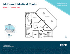 1010 E McDowell Rd, Phoenix, AZ en alquiler Plano de la planta- Imagen 1 de 1