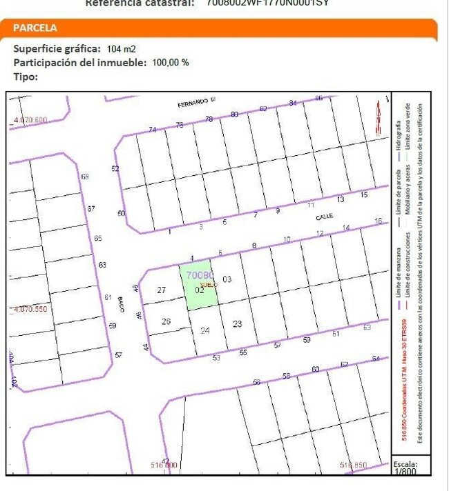 Más detalles de de Infantes, el Ejido Este, 4, El Ejido - Terreno en venta