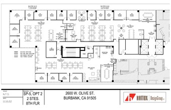 2600 W Olive Ave, Burbank, CA en alquiler Plano del sitio- Imagen 1 de 1