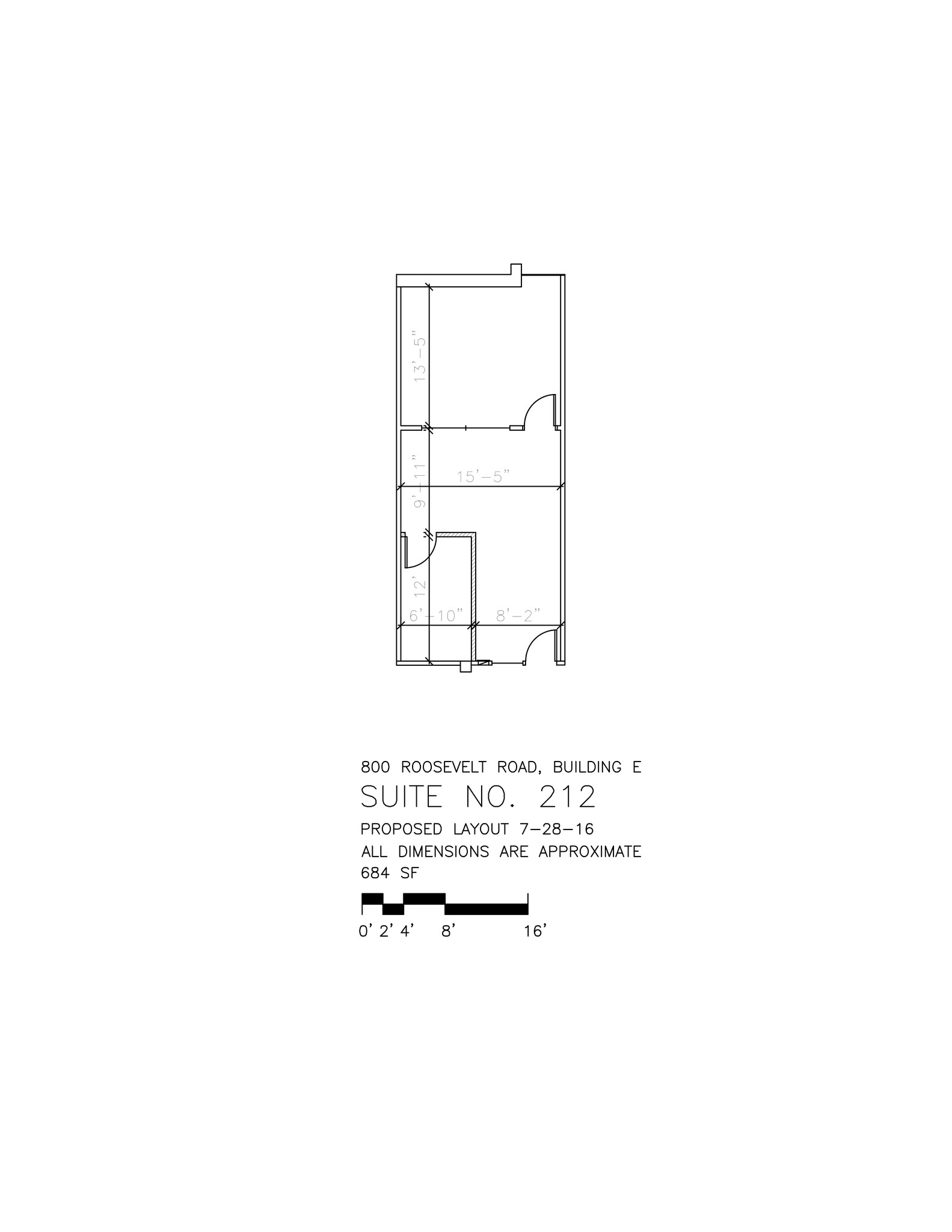 800 Roosevelt Rd, Glen Ellyn, IL en alquiler Plano del sitio- Imagen 1 de 1