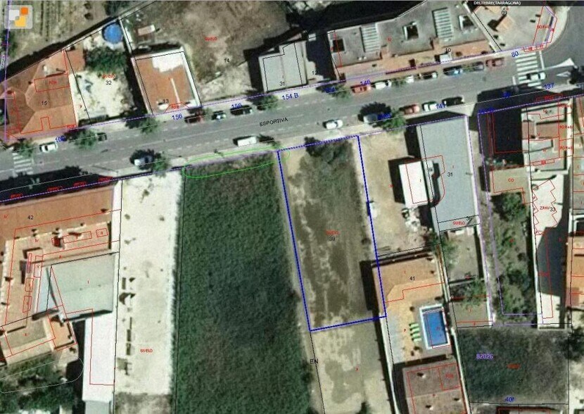 Terreno en Deltebre, Tarragona en venta - Plano de solar - Imagen 1 de 4