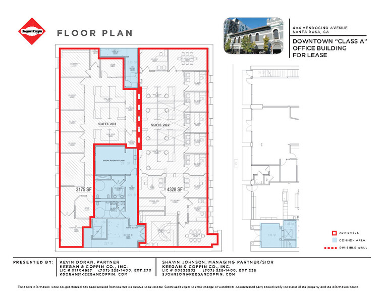 404 Mendocino Ave, Santa Rosa, CA en alquiler - Plano de la planta - Imagen 3 de 21