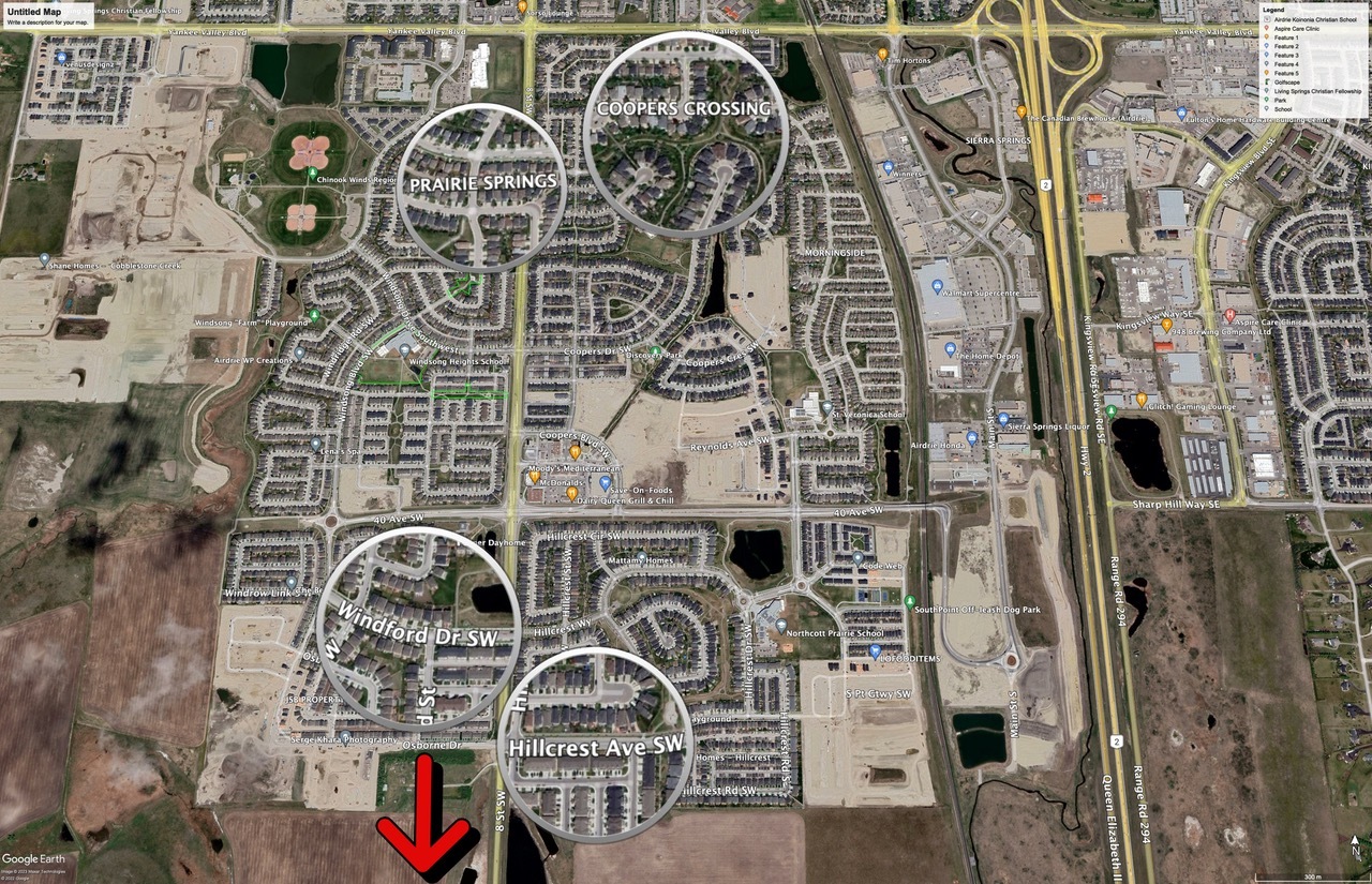 Q NE Sec 23 TWP 26 Range 1 Meridian 5 & Rge 11 rd, Airdrie, AB en venta Foto principal- Imagen 1 de 10