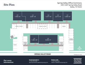 5331-5335 Spring Valley Rd, Dallas, TX en alquiler Plano del sitio- Imagen 2 de 2