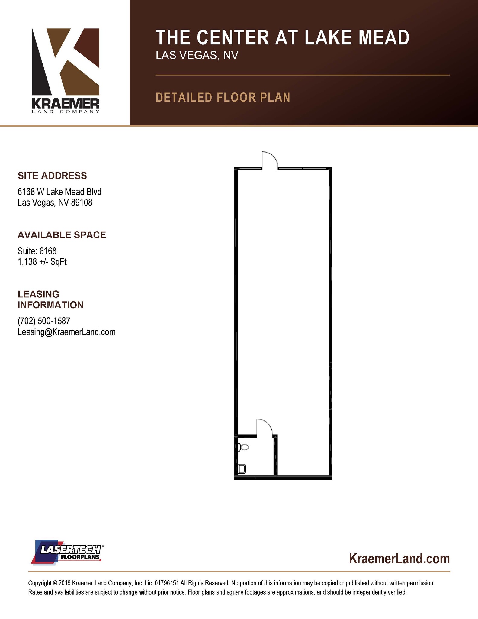 6110-6190 W Lake Mead Blvd, Las Vegas, NV en alquiler Plano de la planta- Imagen 1 de 1