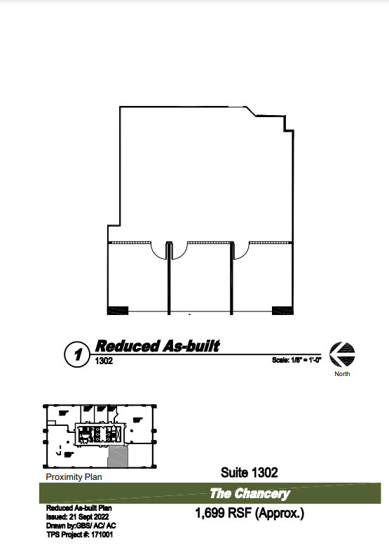 1120 Lincoln St, Denver, CO en alquiler Plano de la planta- Imagen 1 de 1