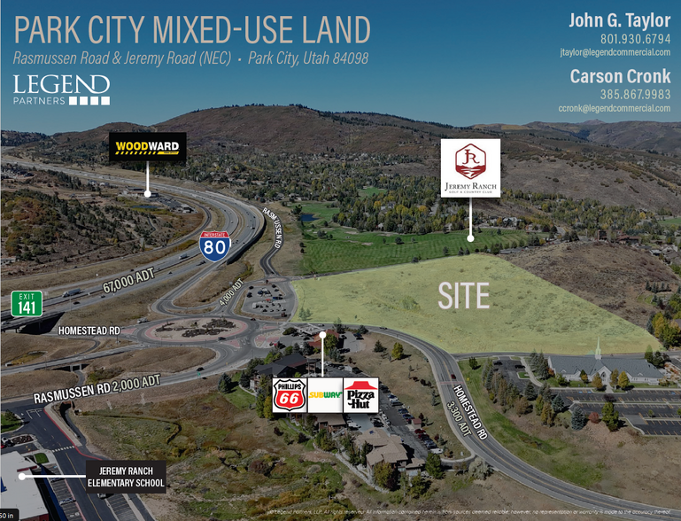 3151 Rasmussen Road, Park City, UT en venta - Vista aérea - Imagen 1 de 4