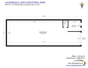 2696 NW 31st Ave, Lauderdale Lakes, FL en alquiler Plano de la planta- Imagen 2 de 2