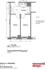 307 N Michigan Ave, Chicago, IL en alquiler Plano de la planta- Imagen 1 de 1