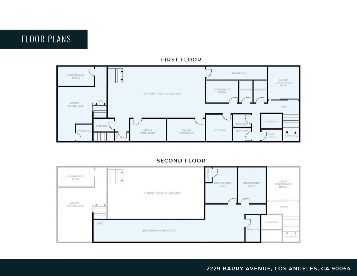 2229 Barry Ave, Los Angeles, CA en alquiler Plano de la planta- Imagen 1 de 11