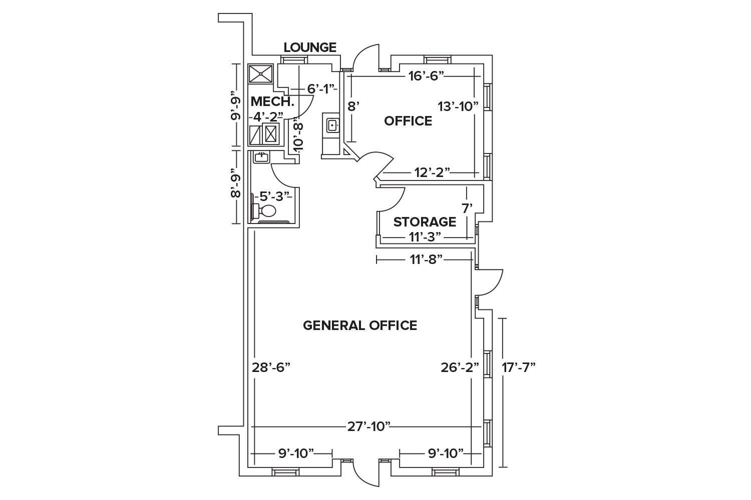 46 Vreeland Dr, Skillman, NJ en alquiler Plano de la planta- Imagen 1 de 2