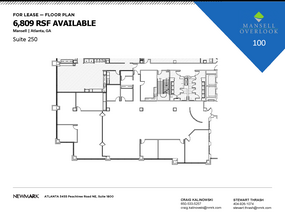 200 Mansell Ct E, Roswell, GA en alquiler Plano de la planta- Imagen 1 de 1