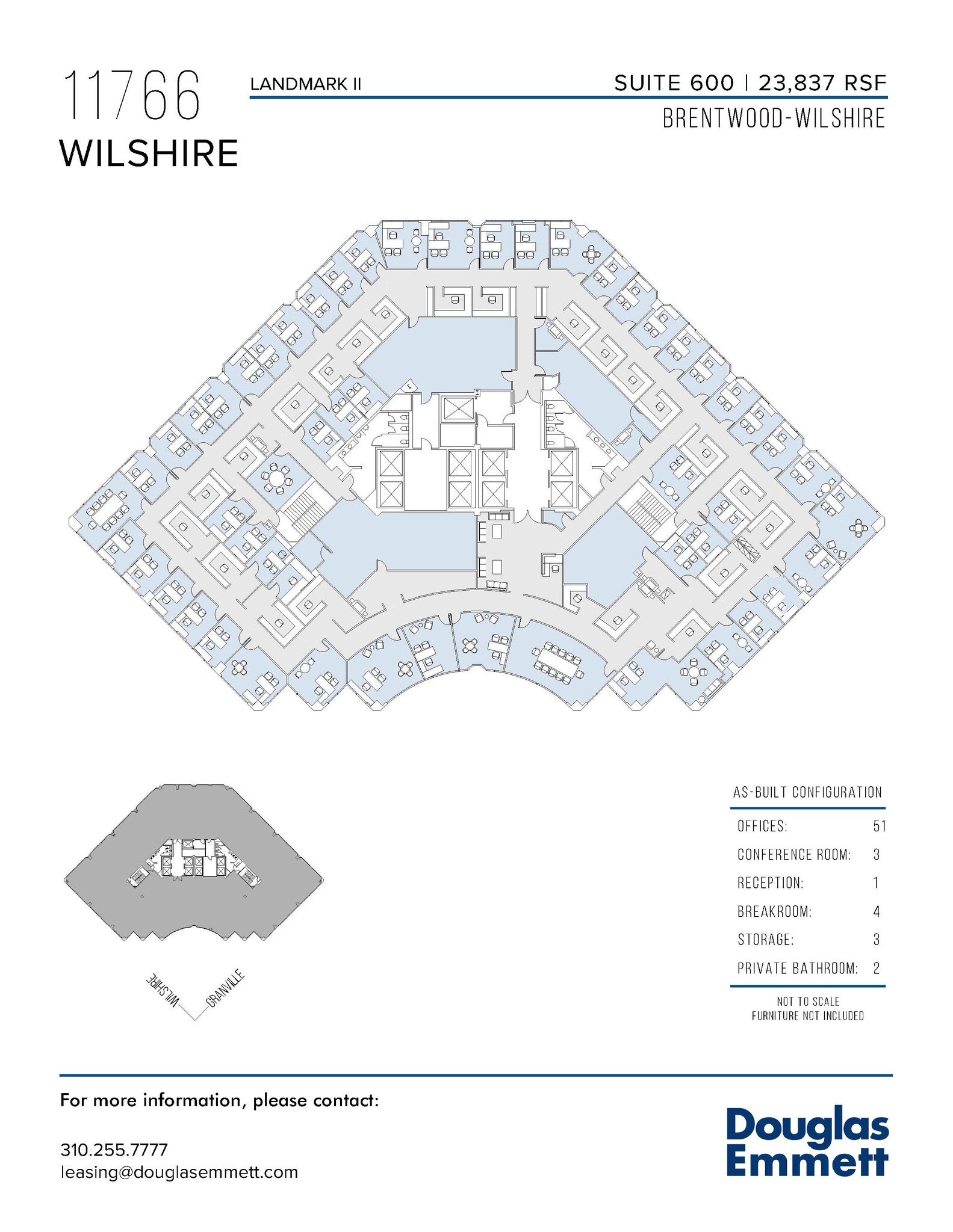 11766 Wilshire Blvd, Los Angeles, CA en alquiler Plano de la planta- Imagen 1 de 1