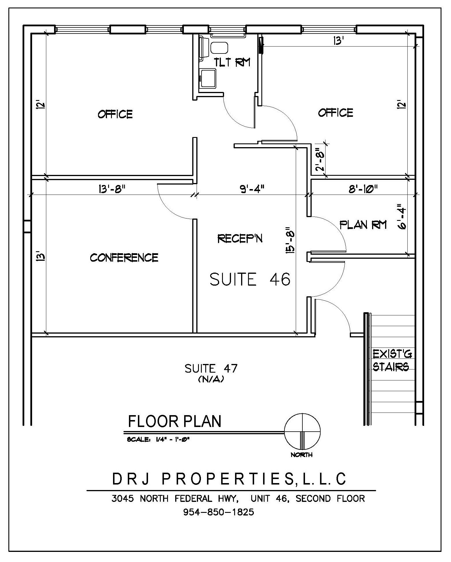 3045 N Federal Hwy, Fort Lauderdale, FL en alquiler Plano de la planta- Imagen 1 de 10