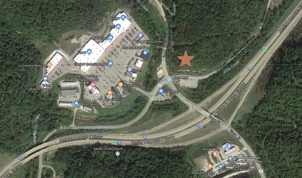 Wills Creek Rd, Elkview, WV en venta - Vista aérea - Imagen 1 de 2