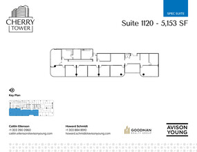 950 S Cherry St, Denver, CO en alquiler Plano de la planta- Imagen 1 de 6