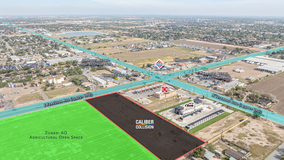 SEQ Ferguson & N. Veterans Blvd ave, Pharr, TX en venta - Foto del edificio - Imagen 3 de 4