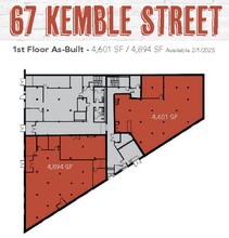 67 Kemble St, Boston, MA en alquiler Plano de la planta- Imagen 1 de 1